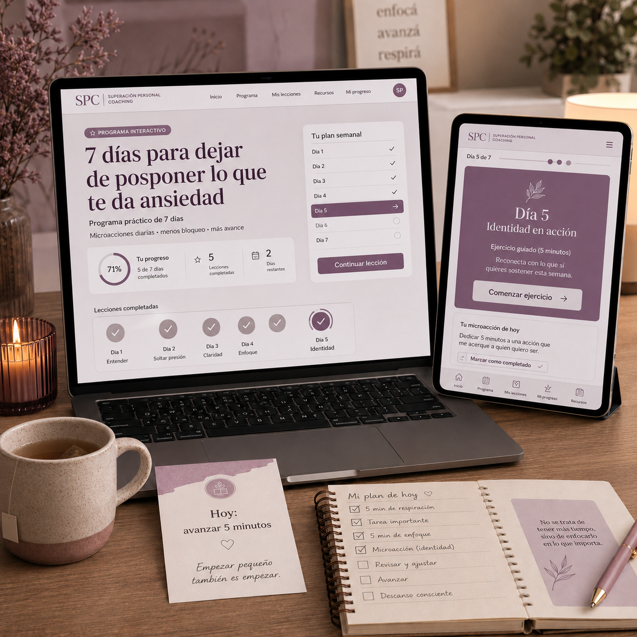 7 días para dejar de posponer lo que te da ansiedad