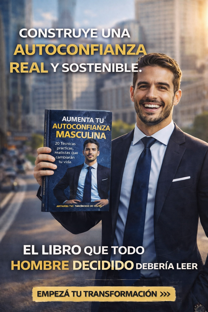 Aumenta tu Autoconfianza Masculina – Guía práctica de coaching para hombres decididos al cambio