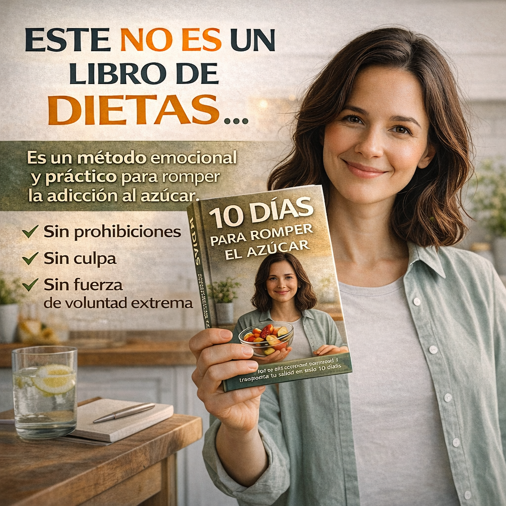 “10 Días Para Romper Con El Azúcar”- Reprograma tus hábitos. Saná tu relación con la comida. Libérate sin dietas, culpa ni castigos.