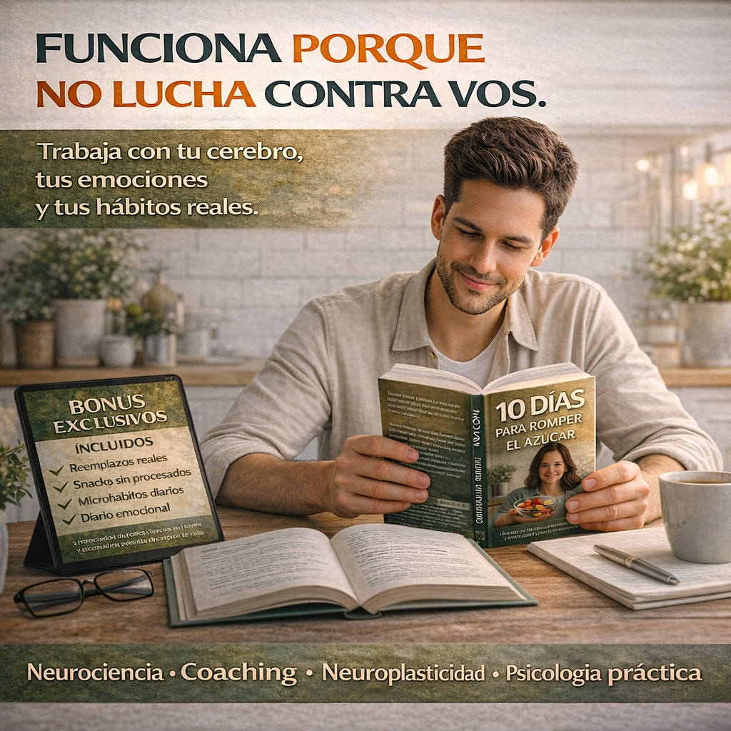 “10 Días Para Romper Con El Azúcar”- Reprograma tus hábitos. Saná tu relación con la comida. Libérate sin dietas, culpa ni castigos.