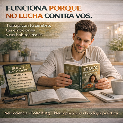“10 Días Para Romper Con El Azúcar”- Reprograma tus hábitos. Saná tu relación con la comida. Libérate sin dietas, culpa ni castigos.