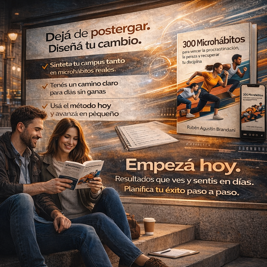 300 microhábitos para vencer la procrastinación, la pereza y recuperar tu disciplina