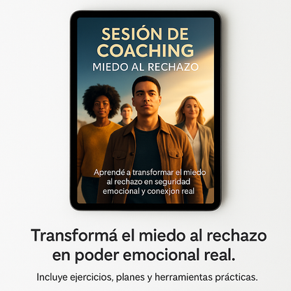 SESIÓN DE COACHING PSICOLOGIA – MIEDO AL RECHAZO Guía práctica para transformar el miedo en seguridad emocional y conexión real
