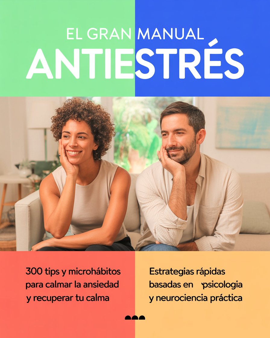 El Gran Manual Antiestrés: 300 Tips y Microhábitos para Calmar la Ansiedad y Recuperar tu Calma (Copia)