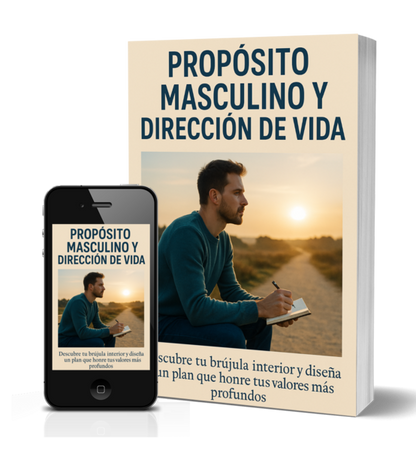 PROPÓSITO MASCULINO Y DIRECCIÓN DE VIDA – guía breve para reconectar con tus valores y tomar decisiones alineadas